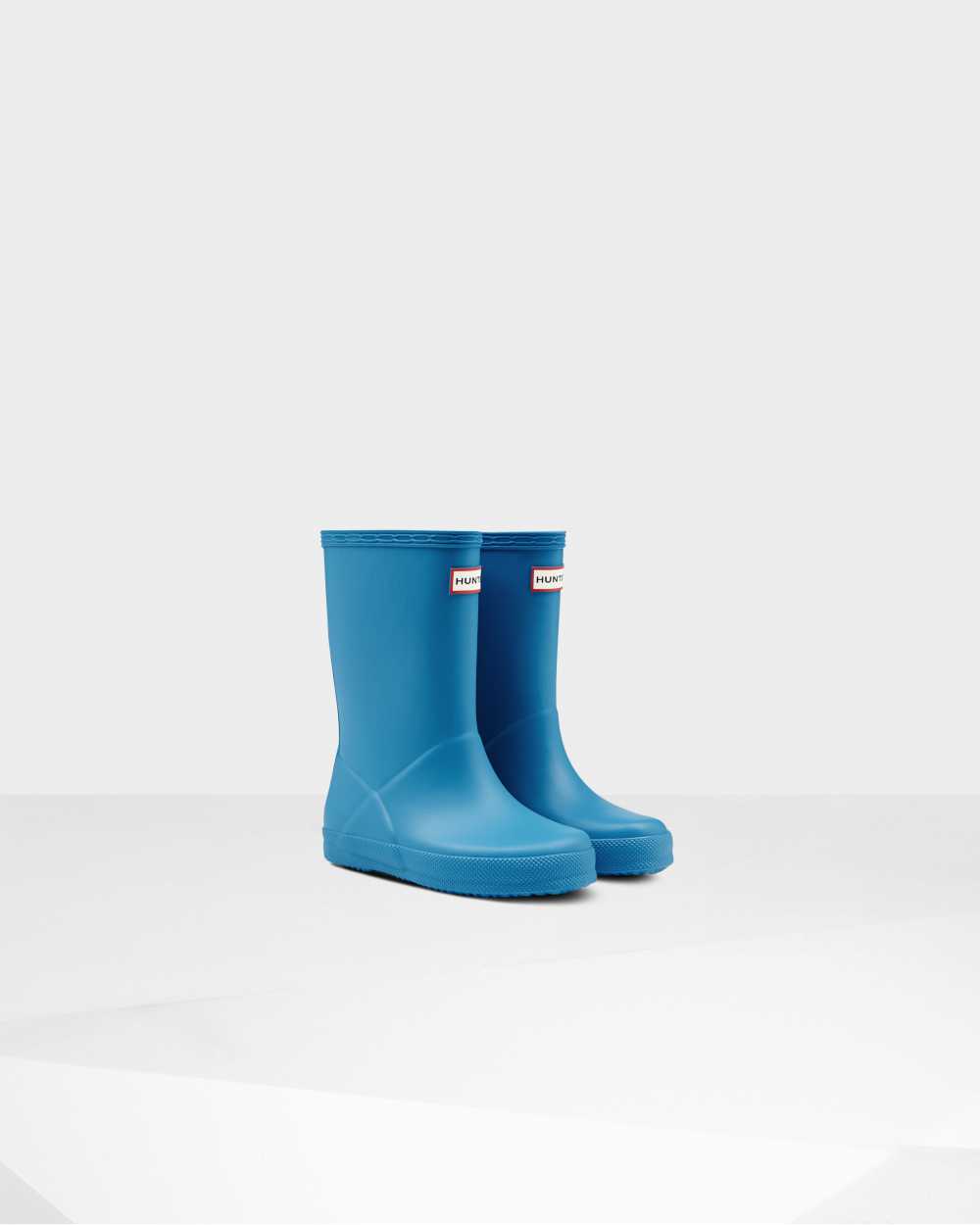 Hunter Original First Classic Kids Rain Boots NZ-62308Q Blue
